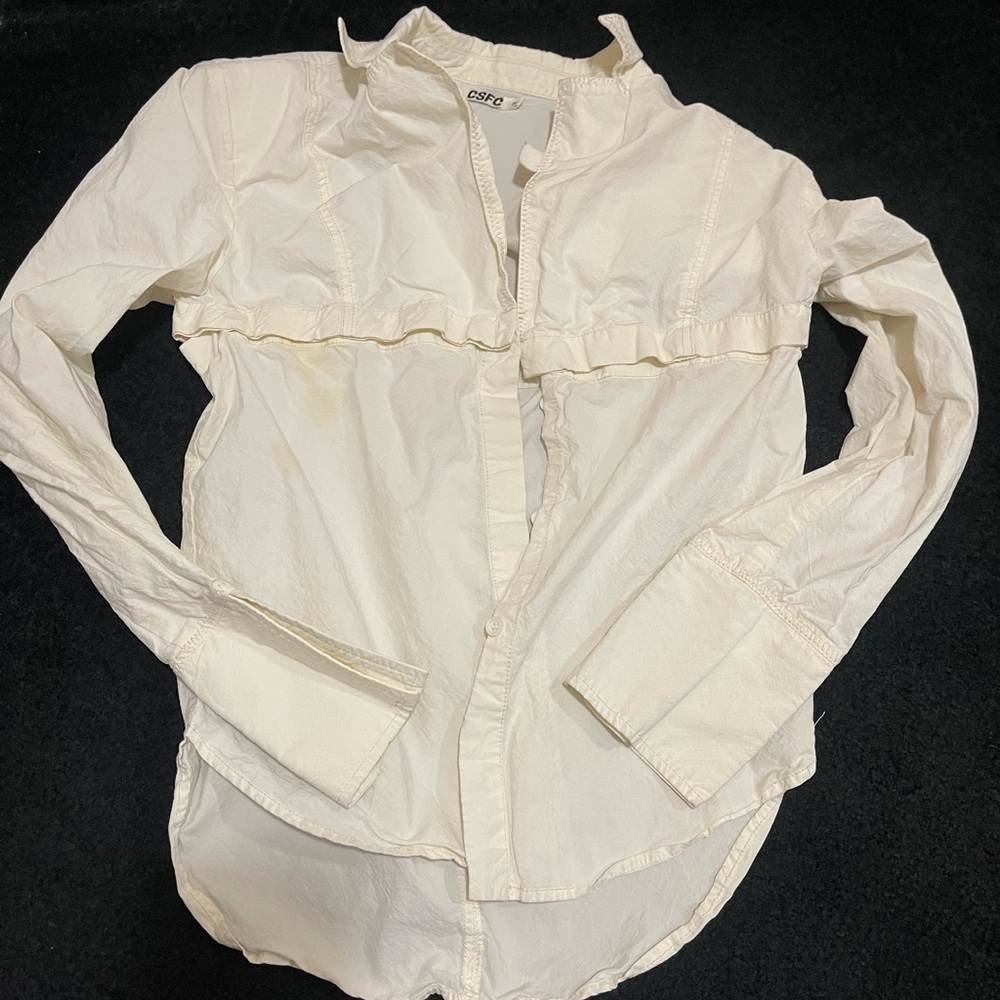 White Button-Up Shirt